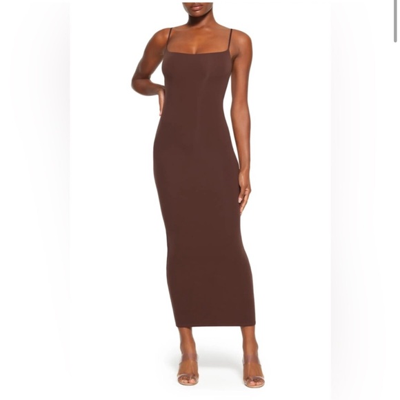 SKIMS Dresses & Skirts - SKIMS Brown Women’s Dress - M (never worn)